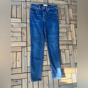 Madewell Women's Skinny Jeans in Deep Blue
